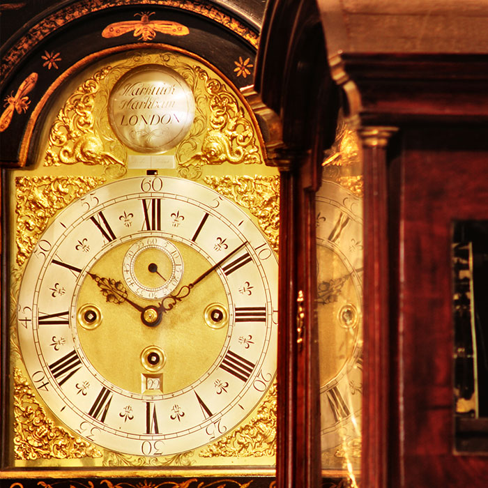 Grandfather clock face from Markwick Markham London